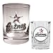 Houston Astros MLB Rocks Glass & Square Shot Glass Set - Primary Logo by Great American Products