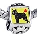 Bouvier Dog Beads - Pandora Bead & Bracelet Compatible