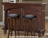 Malone Bar 42hx58w Brown Cherry