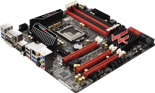 AS Rock LGA1155 Intel Z77 Quad CrossFirex Quad SLI SATA3 USB3.0 A GbE MATX Motherboard Z77 PROFESSIONAL-M On Sale