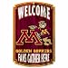 NCAA Minnesota Golden Gophers Wood Sign