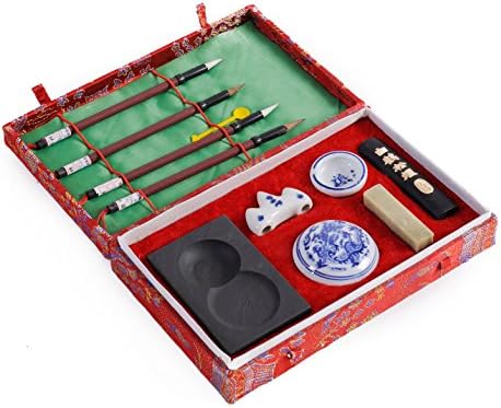 Rtoce Chinese Calligraphy WritingKit Beginners Chinese Calligraphy Brush / Kanji / Sumi Set (Basic)