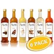 Amoretti Premium Holiday Syrup 6 Pack (Chai, Cinnamon, Eggnog, Gingerbread, Nutmeg, Pumpkin Spice) - 750ml Bottles