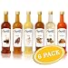 Amoretti Premium Holiday Syrup 6 Pack (Chai, Cinnamon, Eggnog, Gingerbread, Nutmeg, Pumpkin Spice) - 750ml Bottles
