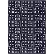 Playboy Bunny Fleece Throw Blanket in Black and White - 50 x 60 Inches