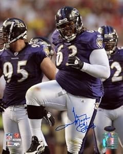 Terrence Cody Autographed/Hand Signed Baltimore Ravens 8x10 Photo ''Mount''- Tri-Star Hologram