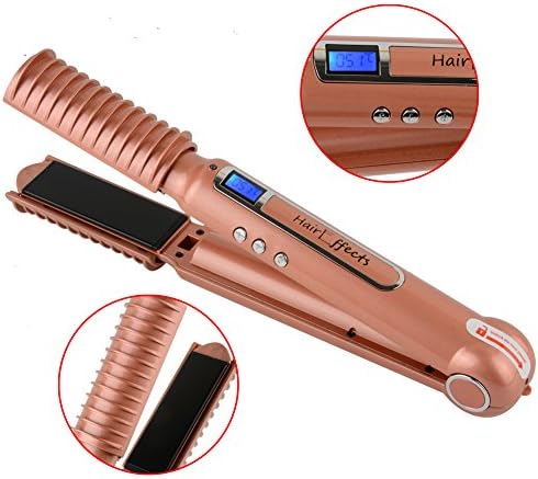 NeBeauty 2-in-1 Professional Hair Straightener and Curler High-quality Ionic Ceramic Technology Plates From 212-446°F ,Voltage 110-220v