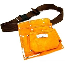 Heavy Duty Leather Tool Belt Construction Tools Pouch