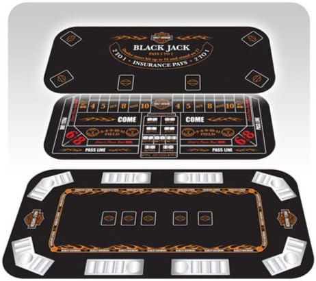 Harley-Davidson 3 in 1 Poker Table Top