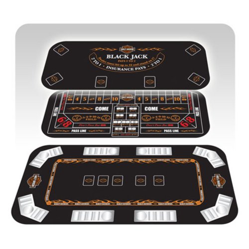 Harley-Davidson 3 in 1 Poker Table Top