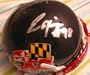 Eric Barton & Eric Hicks autographed Maryland mini helmet