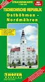H�fer Stra�enkarten, Tschechische Republik, Ostb�hmen-Nordm�hren: Mit Kartenausschnitten rund um den Altvater. 2-sprachige Ausgabe