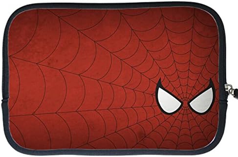 Kindle Fire Water Resistant Computer Sleeve Cover Case Sleeve Bag Spider-man Logo Print