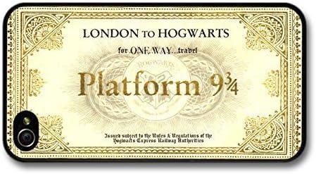 AMAF © Accessories Harry Potter Hogwarts Express Platform 9 3/4 Ticket case for iPhone 4 4S