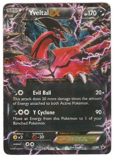 Pokemon Spring 2014 Collectors Tin Promo Card Yveltal EX XY08 (English)