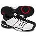 adidas Men's Barricade 6.0 Tennis Shoe,Running White/Metallic Silver/Black,9.5 M US