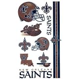 New Orleans Saints NFL Football Team Temporary Tattoos