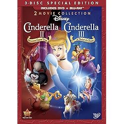 Cinderella II: Dreams Come True & Cinderella III: A Twist In Time (Three-Disc Blu-ray/DVD Combo in DVD Packaging)