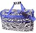 Zebra Duffel Bag Purple Trim 19
