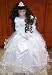 Quinceanera Porcelain Doll Umbrella Style -- White -- 26