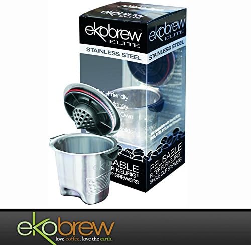 Ekobrew Stainless Steel Elite Cup, Refillable K-cup for Keurig K40