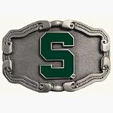 Michigan State Spartans Belt Buckle