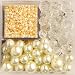 Blue Moon Frosting Assorted Glass Acrylic Beads, off White