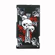 Back Cover for Motorola Devour A555 (Verizon) Snap-On Protector Rubberized Hard Cover "Cross 'n Skull" Design