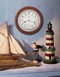 Bulova William Wooden Wall Collection Clock C4596