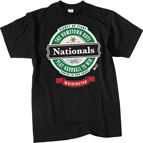 Washington Nationals - Cold Brew T-Shirt - Black Medium