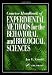 Concise
Handbook
of
Experimental
Methods
for
the
Behavioral
and
Biological
Sciences