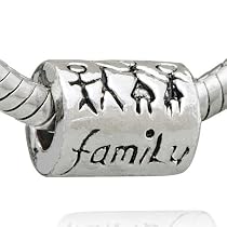 Pugster Family Charm Bead - Pandora Bead & Bracelet Compatible