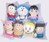 Lovely Doraemon and Friends Set Tiny Dolls, Premium From 7-11 Thailand