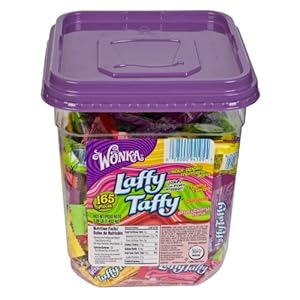Wonka Laffy Taffy Assorted 165 Pieces, 3.09 lb.