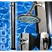 Solardusche Solar Pool Garten Dusche 35 Liter Modell ELECSA 9465