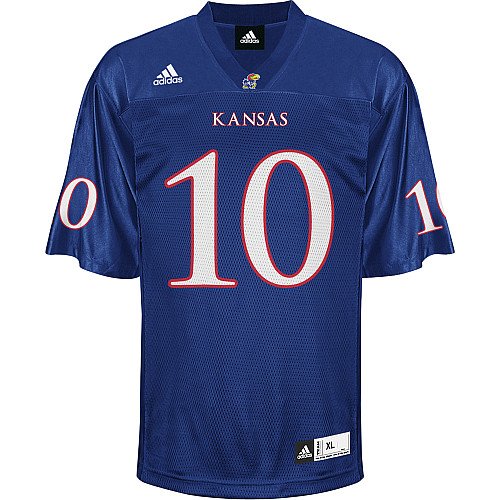 Kansas Jayhawks Royal Adidas Infant #10 Football Jersey18 Months
