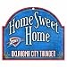 NBA Oklahoma City Thunder 11-by-9 Wood Home Sweet Home Sign