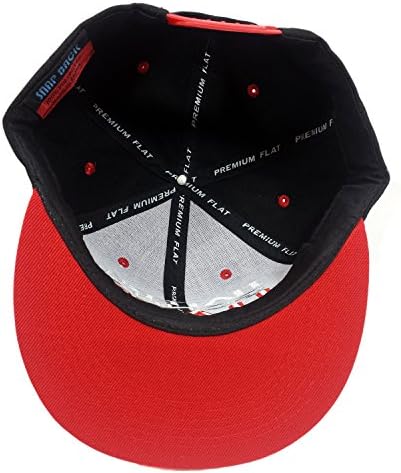 Haters Gonna Hate Black/Red Embroidered Snapback Cap