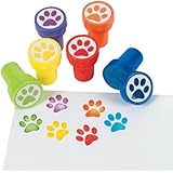 24 Paw Print Stampers