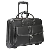 Clark & Mayfield Stafford Rolling Leather Tote