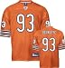 Adewale Ogunleye Jersey: Reebok Authentic Orange #93 Chicago Bears Jersey