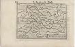 Antique 1584 Bertius Map of Burgundiae Com Europe France