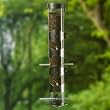 Droll Yankees TH3 16-Inch Polished Pewter Bird Feeder for Nyjer (Thistle) Seed