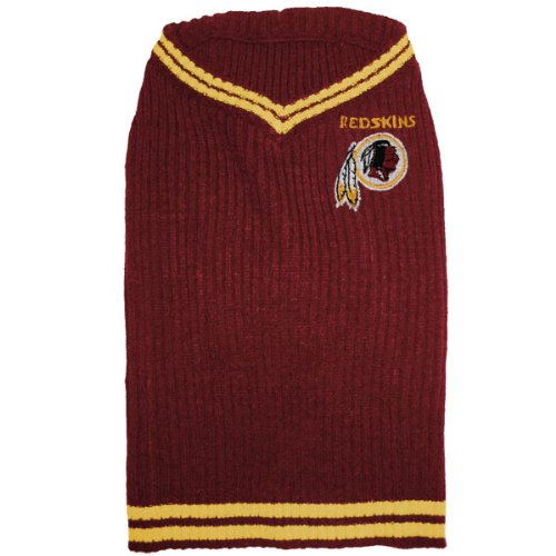 Pets First Washington Redskins Pet Sweater Small