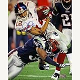 Steiner Sports NFL Steve Smith Super Bowl XLII Reception Autographed 8-by-10-Inch Photograph