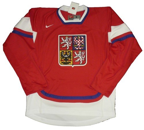 2010 Olympics TEAM CZECH REPUBLIC Nike SEWN Jersey