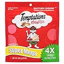 TEMPTATIONS MixUps Treats for Cats BACKYARD COOKOUT Flavor 12 Ounces (Pack of 5)