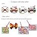 blyyasgi® 20 Pieces/pack Kids Pet Doggy Pup's Hair Head Flower Rubber Band Hair Bows for Small Puppy