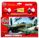 Airfix A50079 1:72 Scale Hawker Typhoon WWII Aircraft Gift Set inc Paints Glue and Brushes