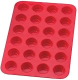 HIC Brands that Cook Essentials Silicone 24-Cup Mini Muffin Pan